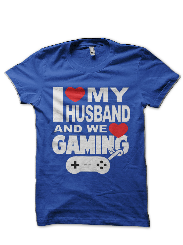 Bullet for My Valentine Love my husband and we love gaming Half Sleeve T-Shirt - Image 2