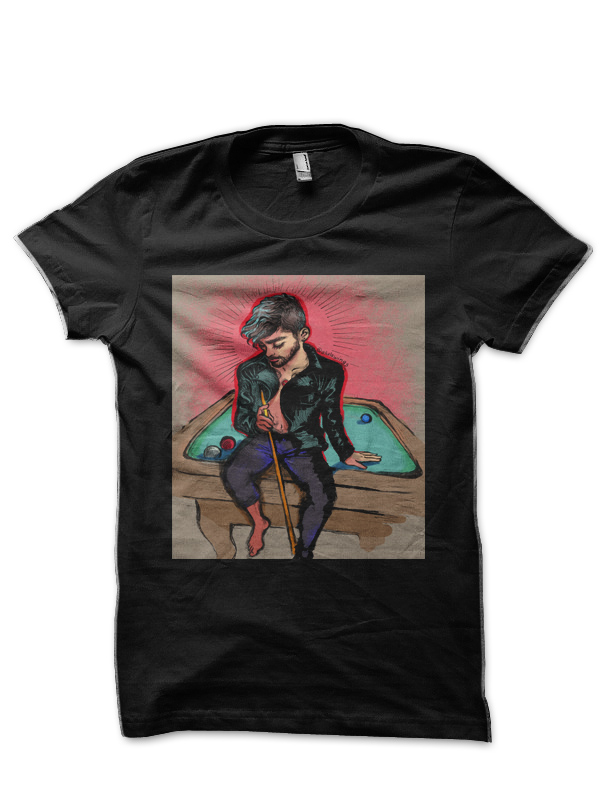 Game of Pool Black T-Shirt