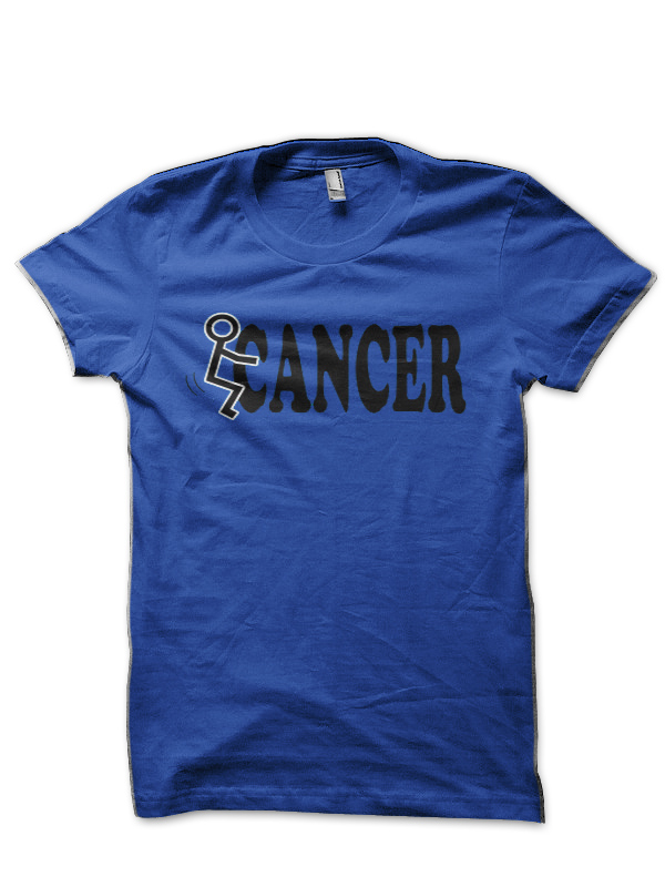 Screw Cancer Royal Blue T-Shirt