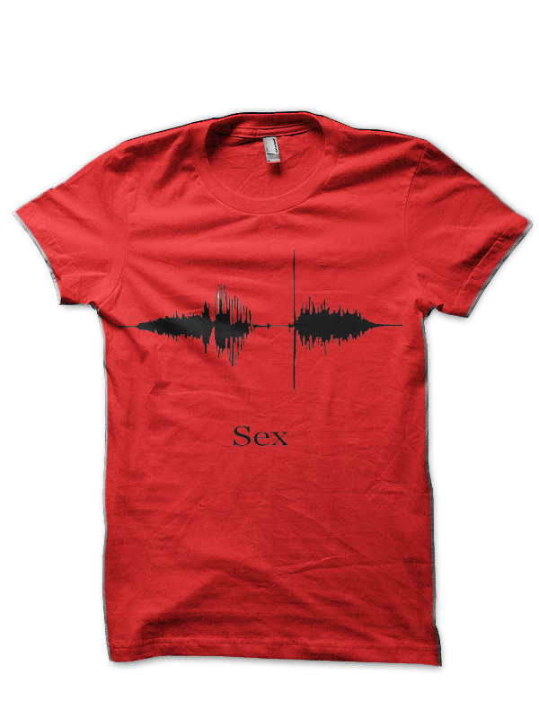 Waveform - Sex Red T-Shirt