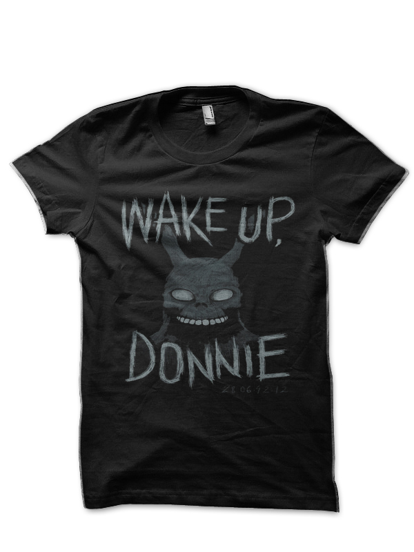 Wake Up Donnie Black T-Shirt