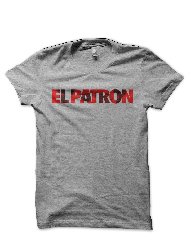 PABLO ESCOBAR EL PATRON Grey T-Shirt