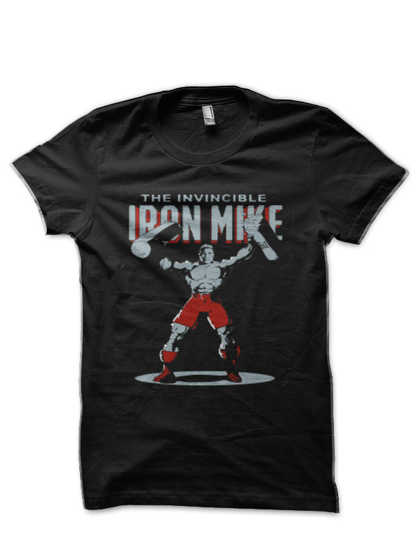 The Invincible Iron Mike Black T-Shirt