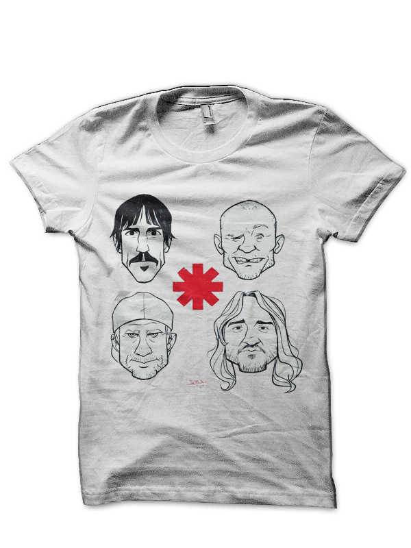 Red Hot Chili Peppers White T-Shirt