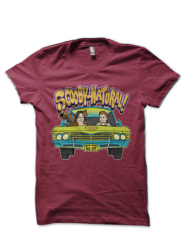 Supernatural Mystery Machine Maroon T-Shirt