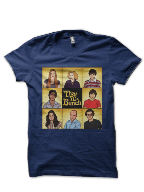 That '70s Bunch Navy Blue T-Shirt