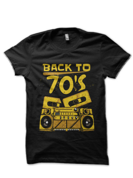 Back To That '70s Black T-Shirt