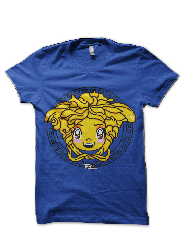 Versace Fashion Icon Royal Blue T-Shirt