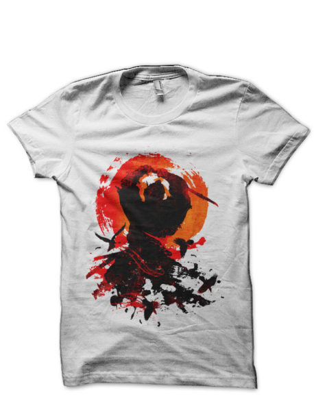 Samurai Clash White T-Shirt