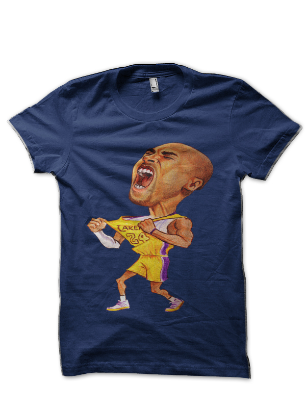 Kobe Bryant Navy Blue T-Shirt