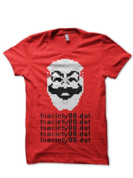 Mr Robot Red T-Shirt