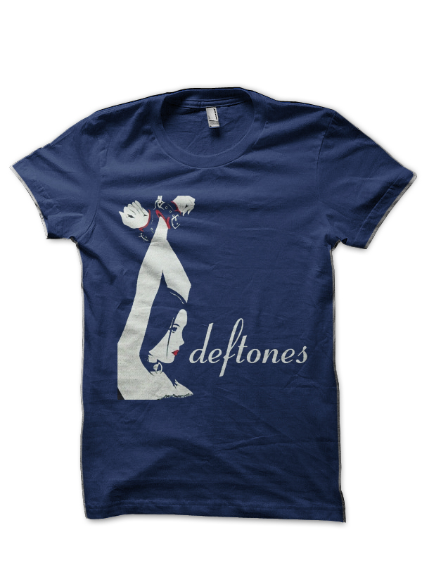 Deftones Navy Blue T-Shirt
