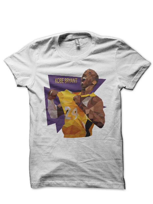 Kobe Bryant Excited White T-Shirt