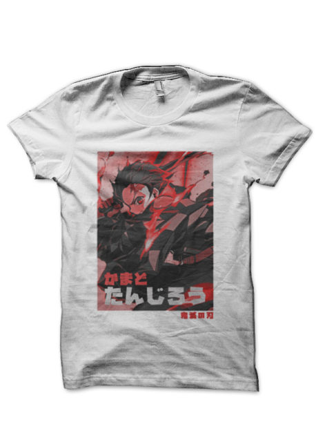 Tanjiro Kamado | Kimetsu no Yaiba White T-Shirt