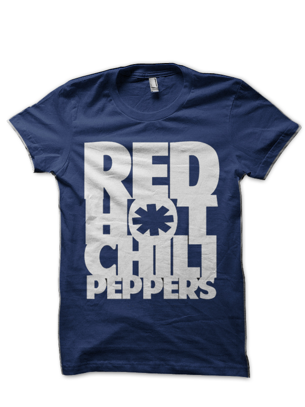 Red Hot Chili Peppers Navy Blue T-Shirt