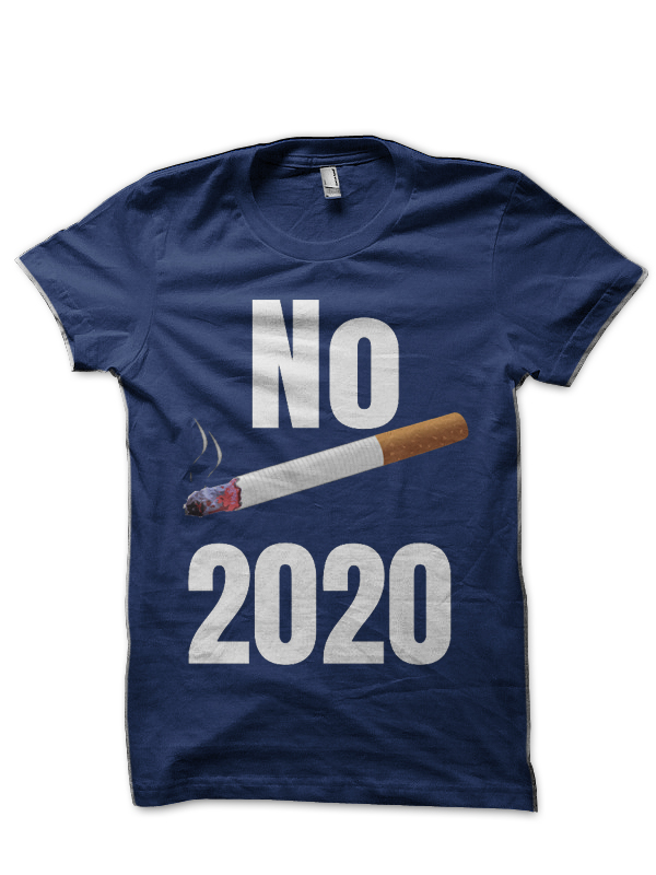 No Cigarette 2020 Navy Blue T-Shirt