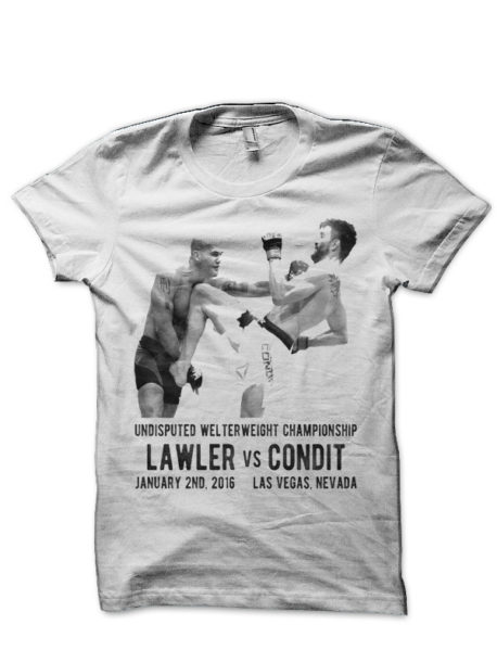 Robbie Lawler Vs Carlos Condit White T-Shirt