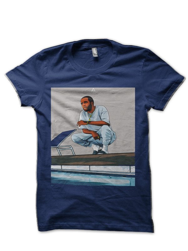 6lack Navy Blue T-Shirt