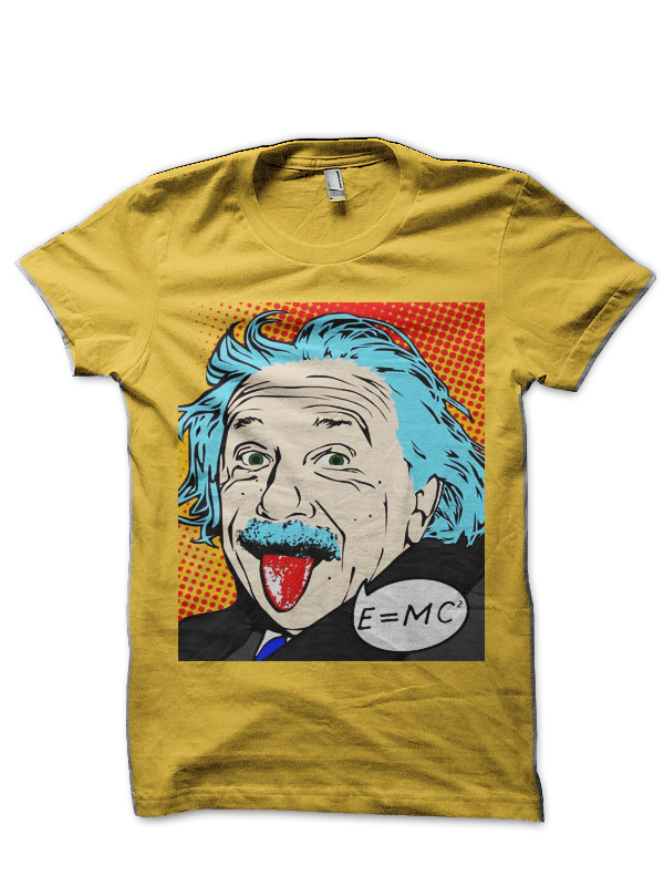 Albert Einstein Yellow T-Shirt