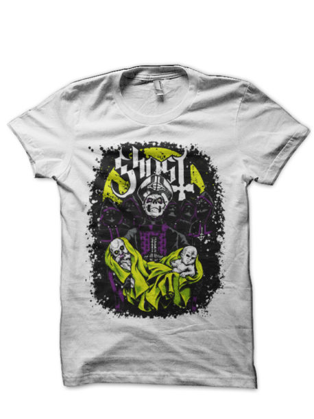 BC Rich White T-Shirt