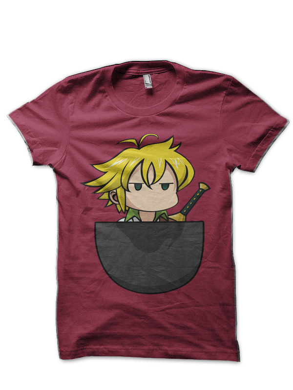 Seven Deadly Sins Maroon T-Shirt
