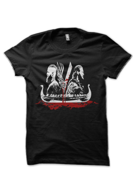 Viking Brothers Black T-Shirt