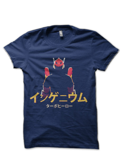 Boku No Hero Tenya Ingenium Half Sleeve Navy Blue T-Shirt