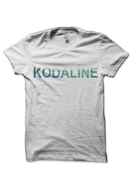 Kodaline Half Sleeve White T-Shirt