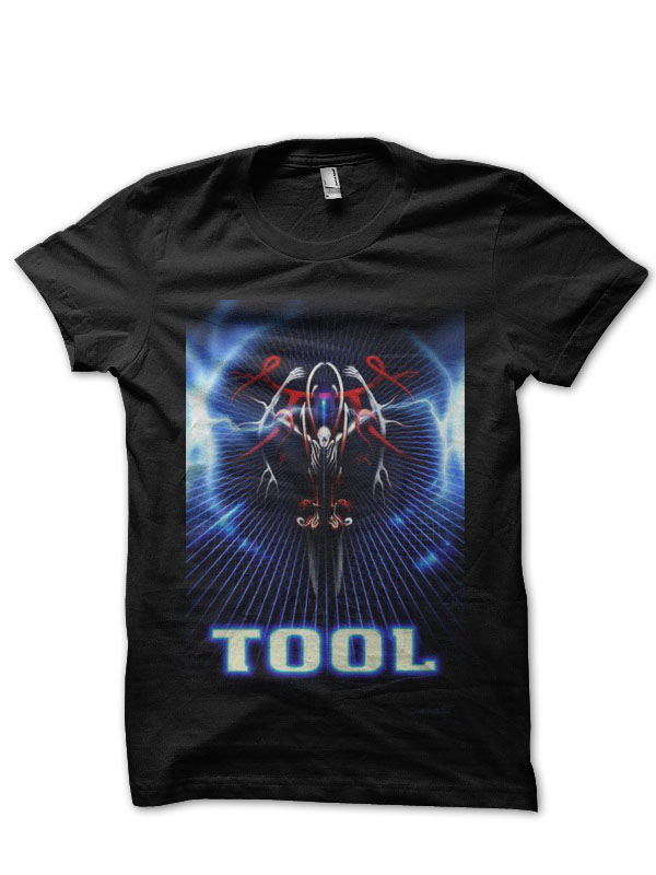 Tool Half Sleeve Black T-Shirt