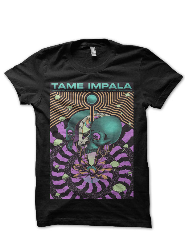 Tame Impala Half Sleeve Black T-Shirt