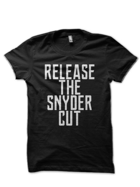 Release The Snyder Cut Black T-Shirt
