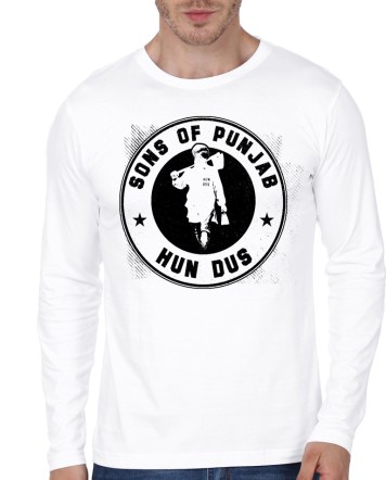 Sale Code 234 White Xl Full Sleeve T-Shirt