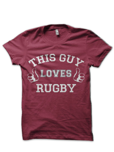 This Guy Loves Rugby Six Nations Logo T-Shirt