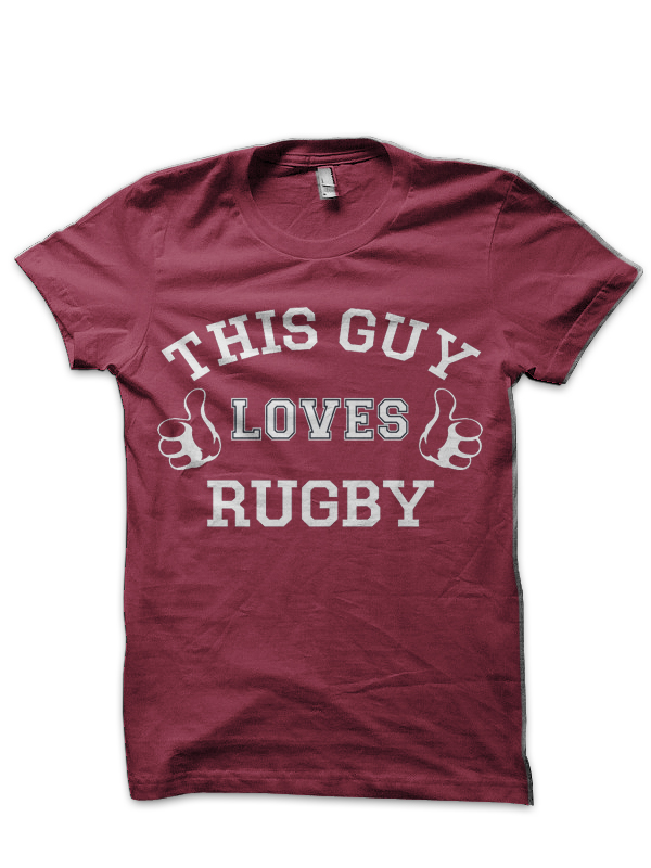 This Guy Loves Rugby Six Nations Logo T-Shirt
