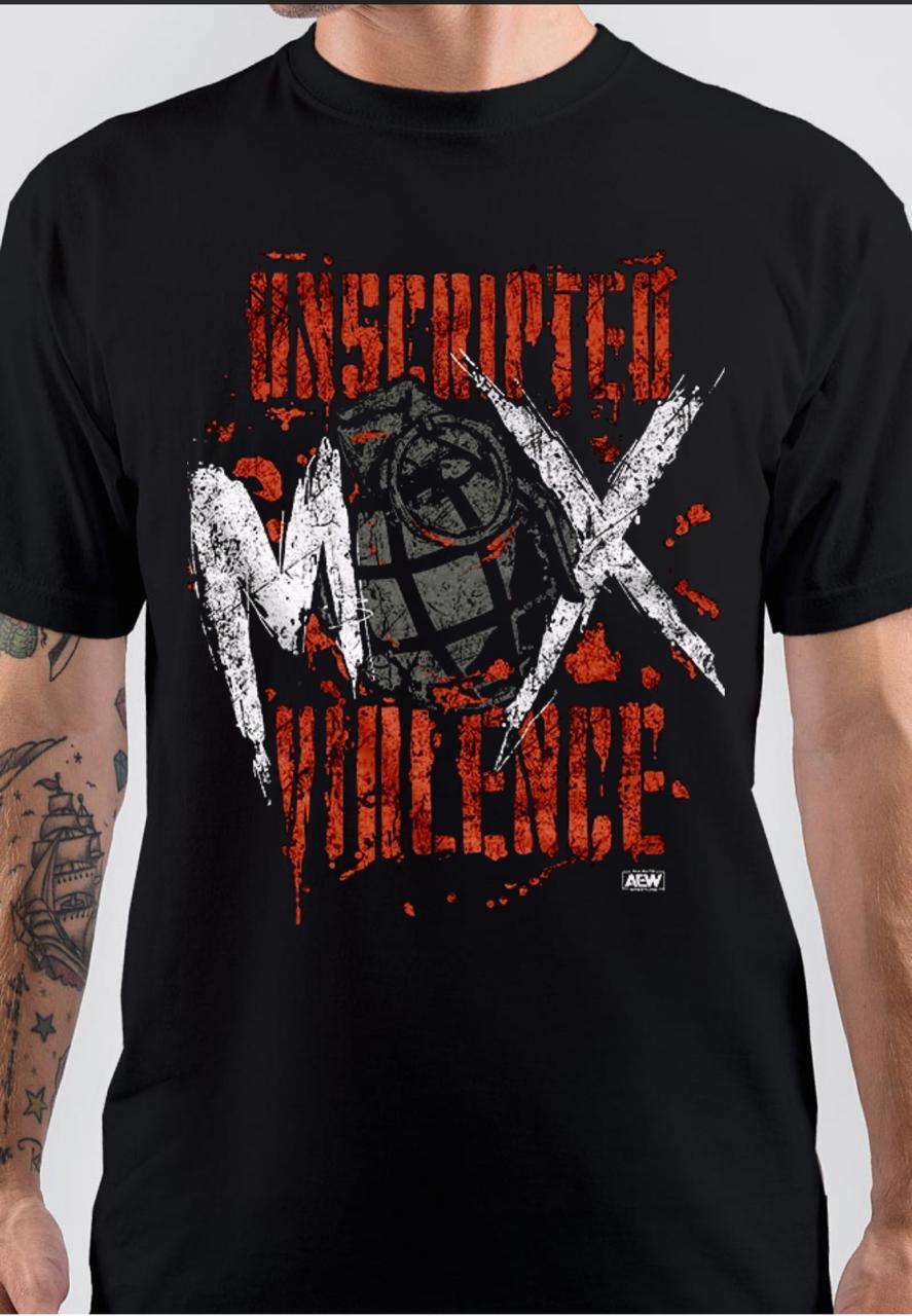 AEW Unscripted Max Violence T-Shirt