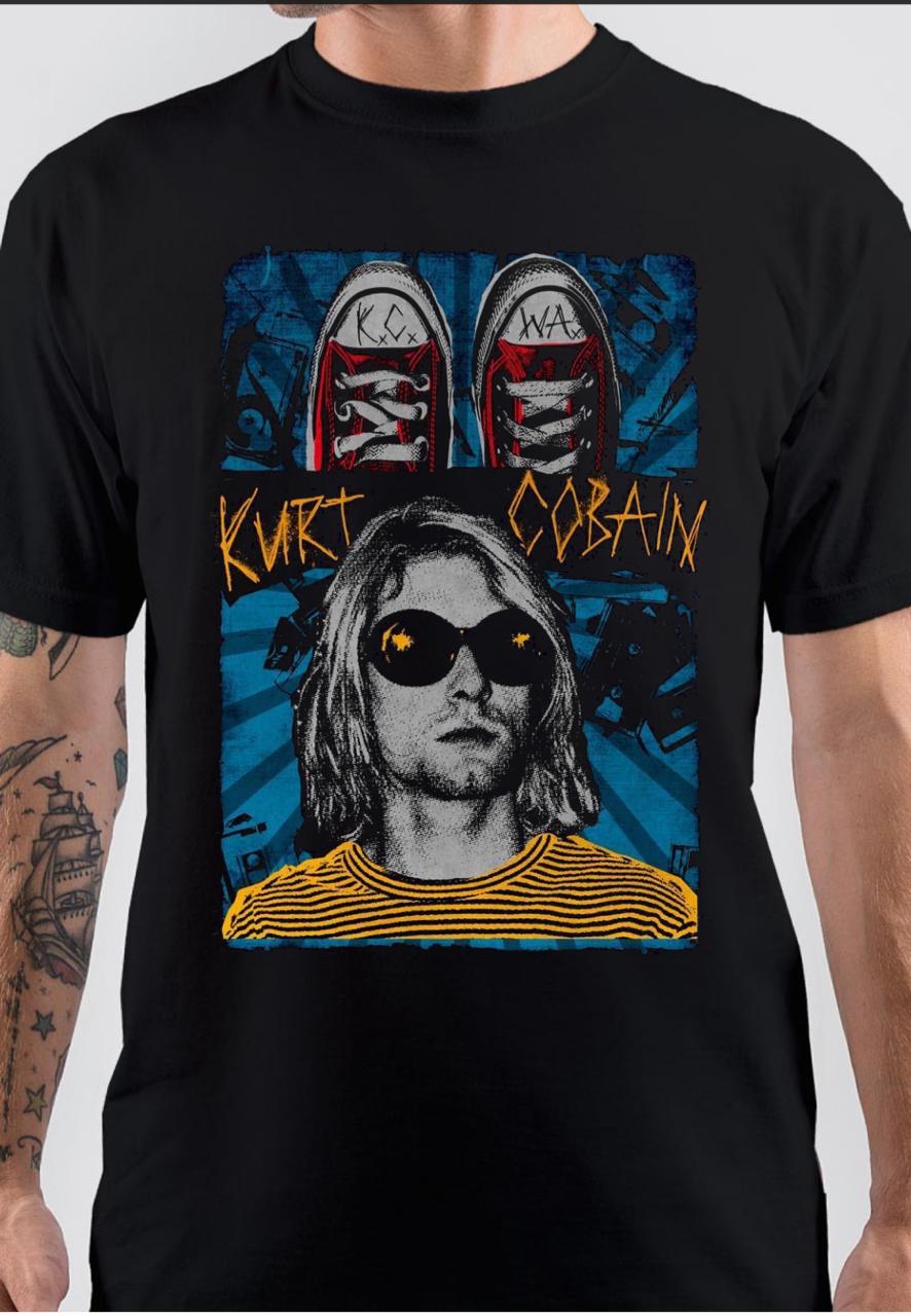 kurt cobain t shirt india