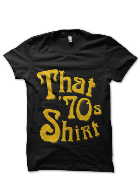 That 70s Black T-Shirt
