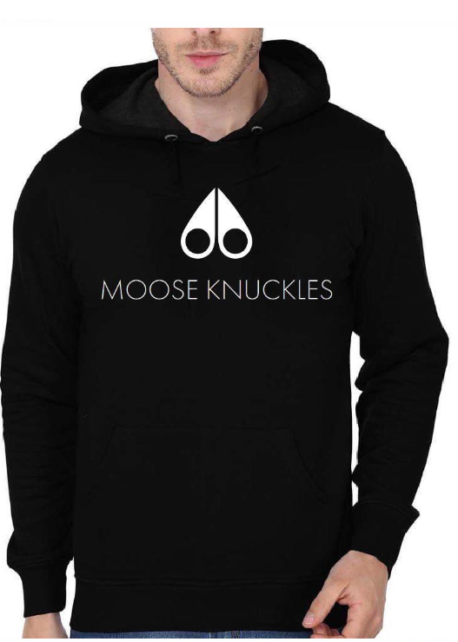 Moose Knuckles Black Hoodie