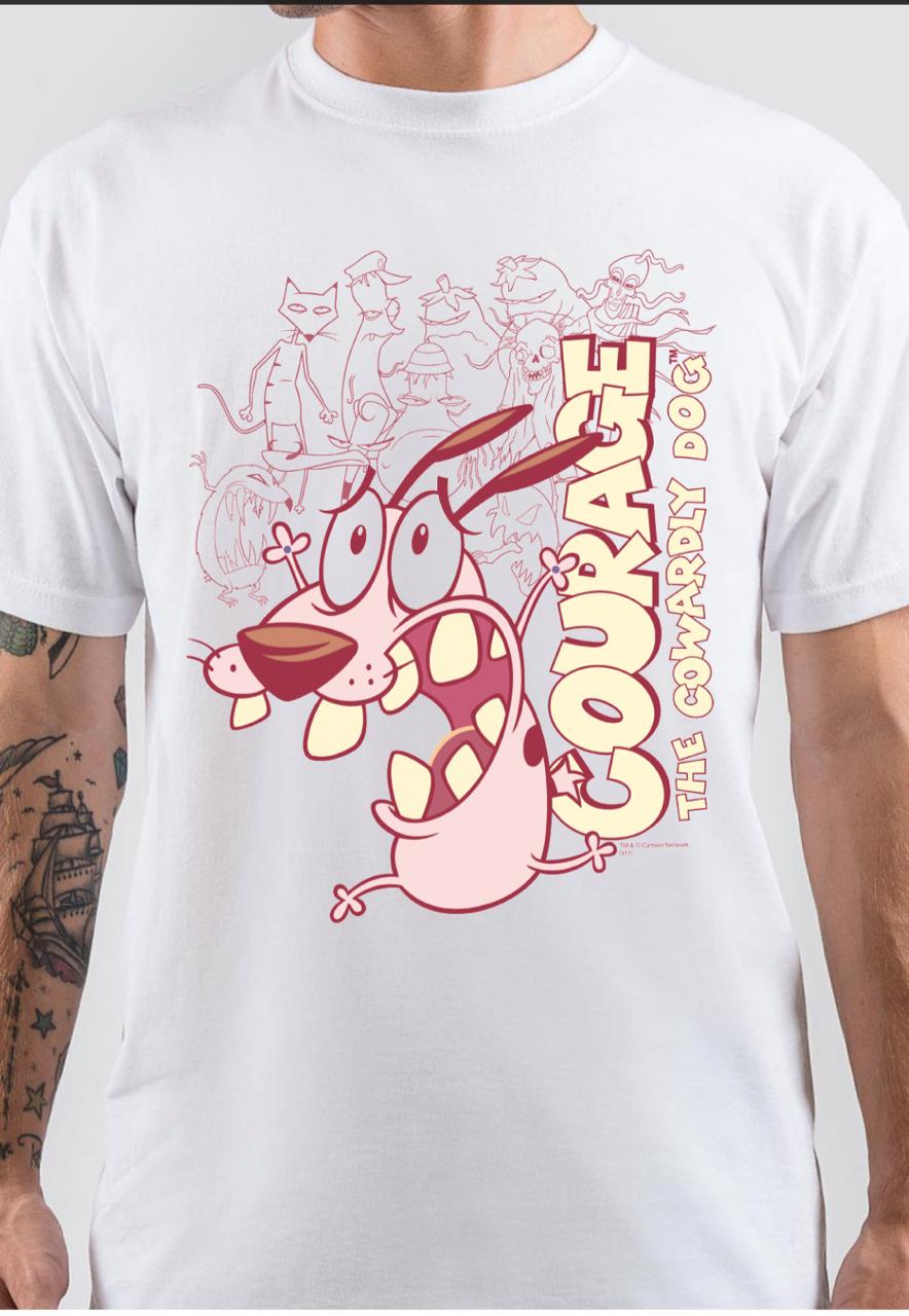 Courage the Cowardly Dog T-Shirt - Swag Shirts