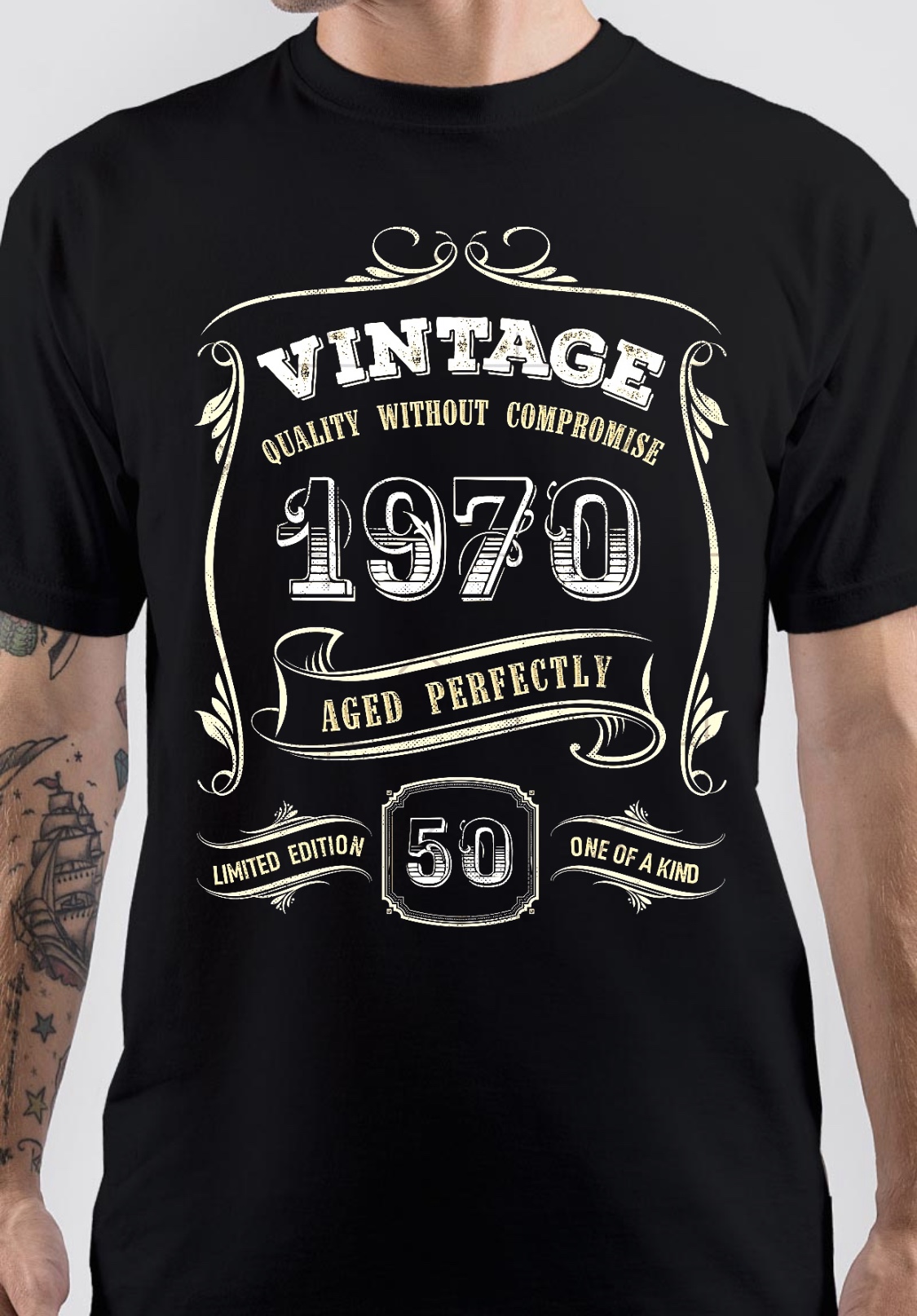 Vintage 1970 50th Birthday T-Shirt - Swag Shirts