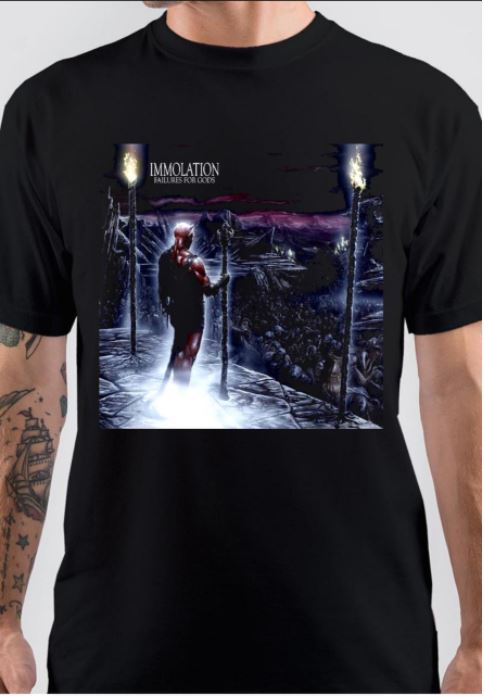 Failures For Gods Half Sleeve Black T-Shirt