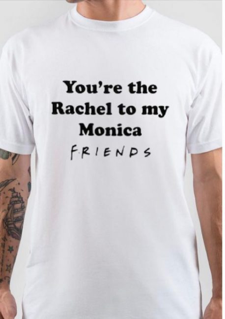 Friends Half Sleeve White T-Shirt