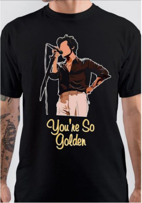 Harry Styles Half Sleeve Black T-Shirt