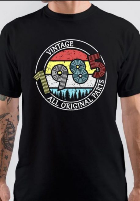 Vintage 1985 Black T-Shirt