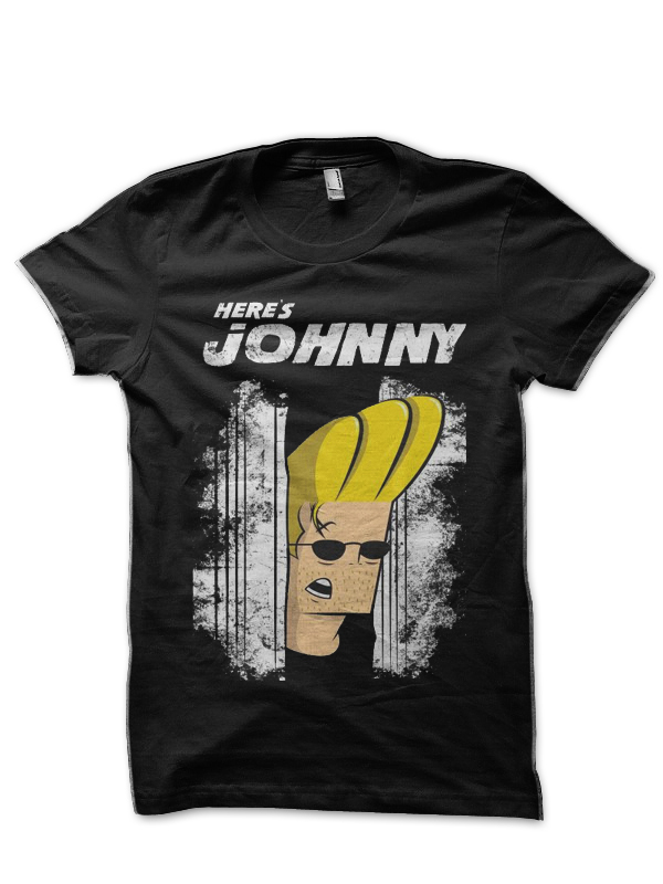 Johnny Bravo Half Sleeve T-Shirt - Image 2