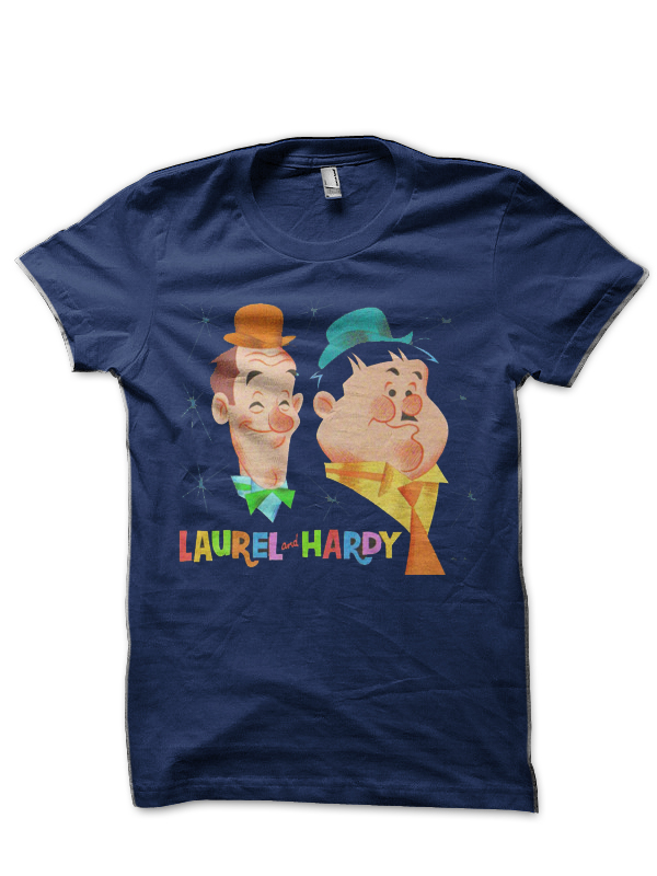 Laurel And Hardy Half Sleeve T-Shirt - Image 3