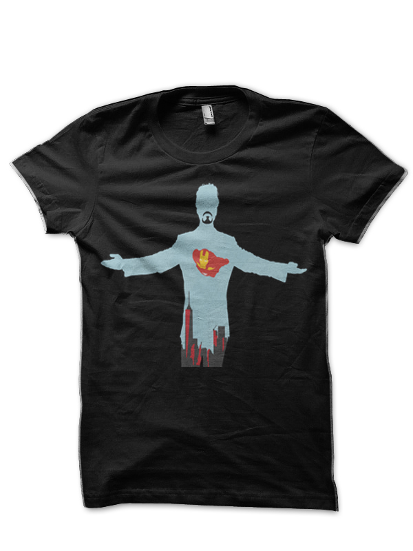 Iron man Black T-Shirt | Swag Shirts