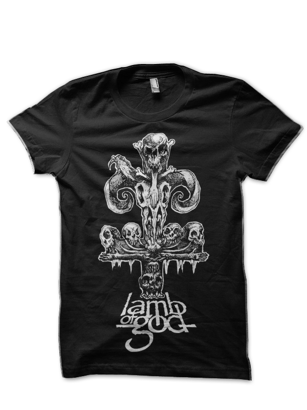 Lamb Of God Black T-Shirt - Swag Shirts