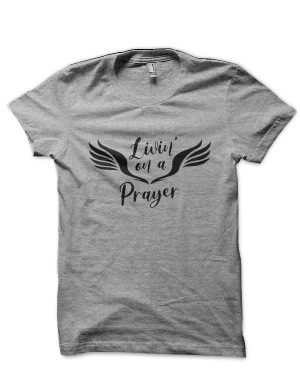 Livin' On A Prayer Bon Jovi Grey T-Shirt