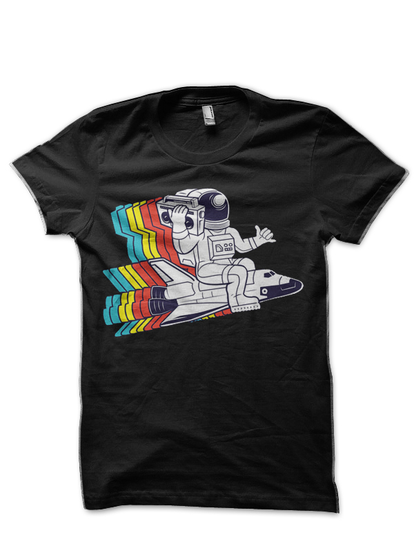 Funky Astronaut Essential T-Shirt - Image 2
